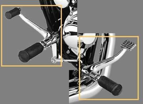 Vorverlegte Fussrastenanlage Poliert F Sportster Bj 04 05
