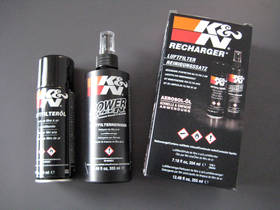 K&N Luftfilter Reinigunssatz (Öl und Reiniger)